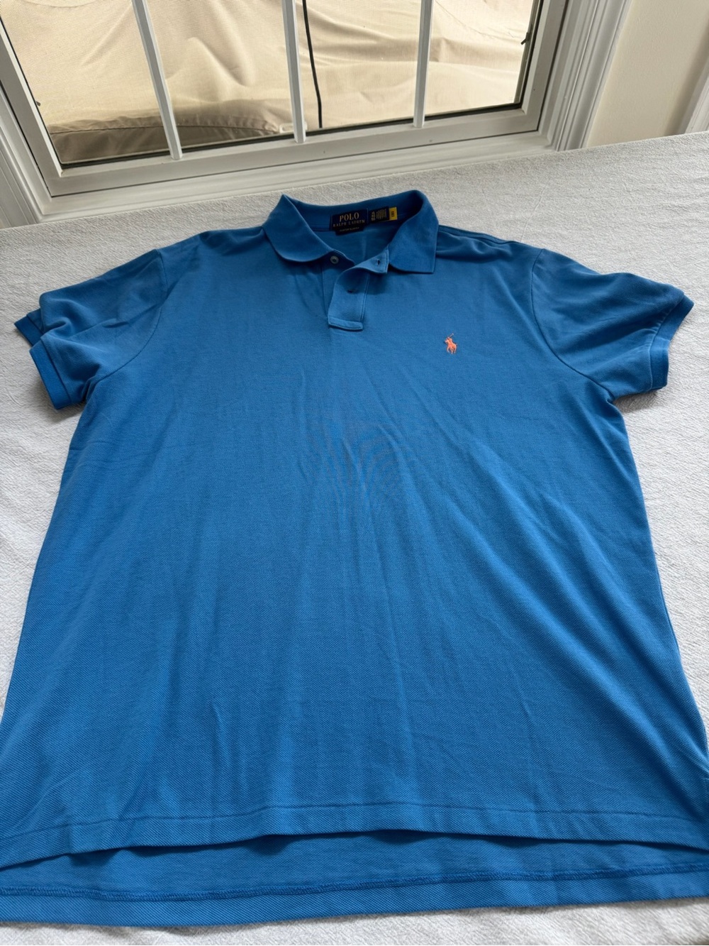 Polo by Ralph Lauren Blue Polo with Pink Pony
